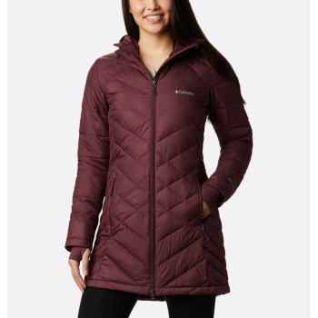 Columbia Jas Dames, Heavenly Long Hooded Bordeaux, 05QBWMRJN